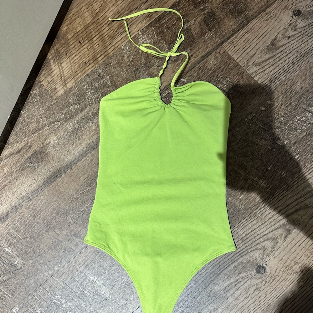 Aritzia contour halter neck bodysuit